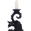 Spite Candlestick Holder 18.5cm Cats Every Day Is Halloween