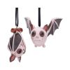 Sneak and Peak Hanging Ornaments (Set of 2) Bats Spooky Season