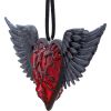 Black Winged Heart Hanging Ornament Gothic New Arrivals