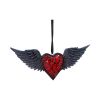 Black Winged Heart Hanging Ornament Gothic New Arrivals