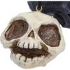 Grim and Grin Hanging Ornaments (Set of 2) Skulls Spooky Season