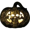 Baroque Harvest 20cm Skulls LED Figurines