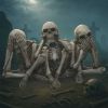 Three Wise Corpses 13.5cm Skeletons Gifts Under £100