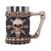 Large Tankard of Skulls 16cm Skulls Halloween Party