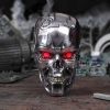 T-800 Terminator Head 23cm Sci-Fi LED Figurines