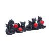 Midnight Treasures (Set of 4) 5.5cm Dragons Dragon Figurines