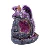 Crystalline Protector Backflow Incense Burner 14.2 Dragons LED Figurines