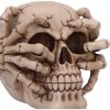 Cracked 15cm Skulls Halloween Party