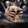 Cracked 15cm Skulls Halloween Party