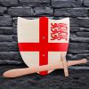 St. George Shield 35cm & Wooden Sword 34cm History and Mythology NEMESIS NOW | EASTER SALE