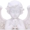 Prayers to Heaven Tea Light Holder 21cm Cherubs Spiritual Product Guide