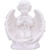 Whispers to Heaven Tea Light Holders (Set of 2) 12.7cm Cherubs Easter