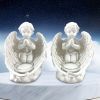 Whispers to Heaven Tea Light Holders (Set of 2) 12.7cm Cherubs Easter