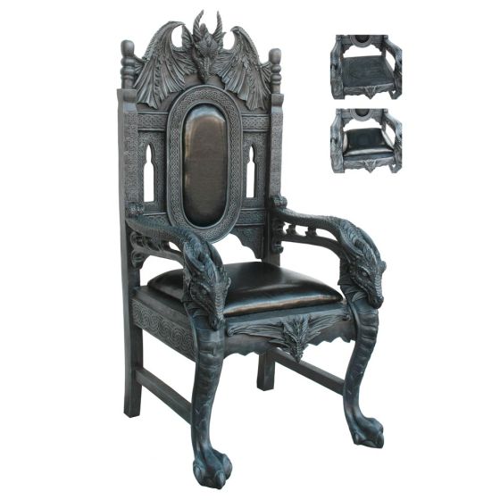 Black Dragon Throne 130cm Dragons Year Of The Dragon