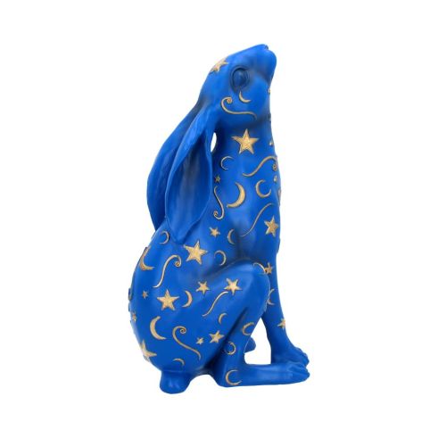 Figurine Lièvre Bleu Nemesis Now – 26 Cm, étoiles Et Lunes Dorées – Décoration Fantastique, Résine Peinte à La Main - 5
