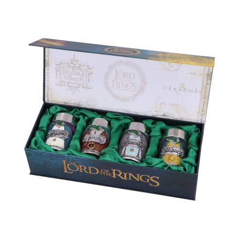 Lord of the Rings Hobbit Shot Glass Set (Set of 4) Fantasy Top 200