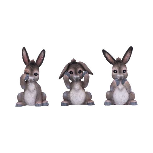 Three Wise Donkeys 11cm Animals Gifts Under £100