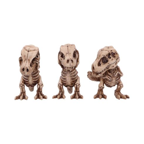 Three Wise Tyrannosaurus Rex Skeletons 9.3cm Dinosaurs Top 200 None Licensed