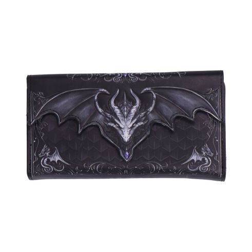 Dragon Sanctuary Embossed Purse Purple 18.5cm main image 1