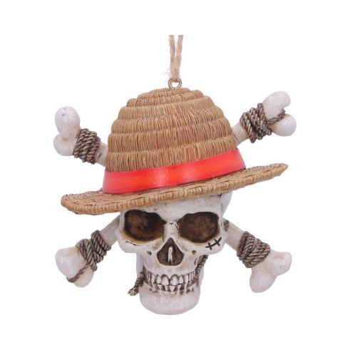 One Piece Luffy Jolly Roger Hanging Ornament 8.4cm Anime Halloween Tree