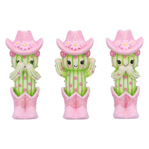 Three Wise Cacti 9.5cm Unspecified Gift Shop Essentials Pocket Money