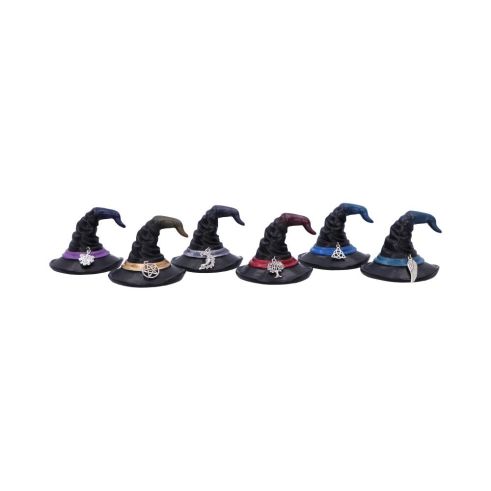Positive Energy Witch's Hats (Set of 6) 7.2cm Witches RRP Under 10