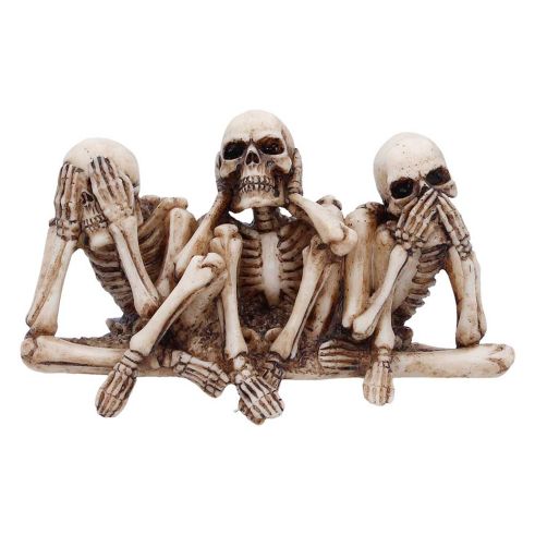 Three Wise Corpses 13.5cm Skeletons Gifts Under £100