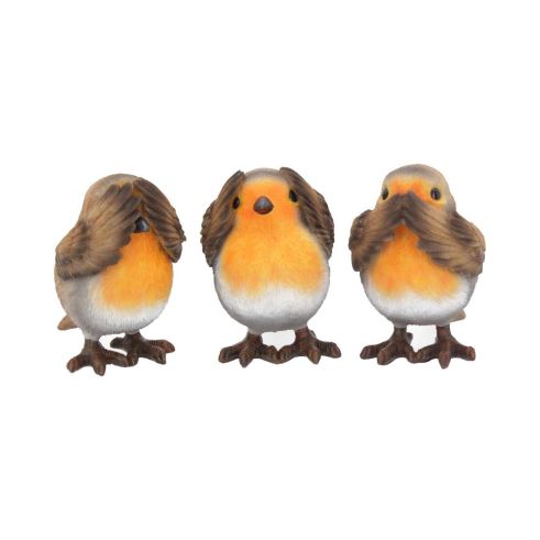 Three Wise Robins 8cm Animals Best Sellers