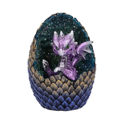 Geode Home (Purple) 10.7cm Dragons LED Figurines