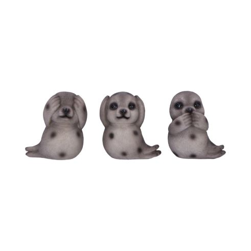 Three Wise Seals 7.5cm Animals Easter