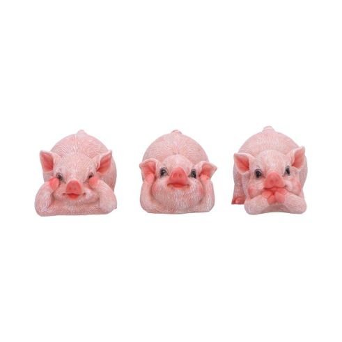 Three Wise Playful Pigs 8.4cm Animals NEMESIS NOW | EASTER SALE
