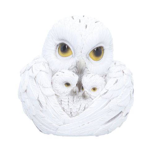 Feathered Nest 10.7cm Owls Easter