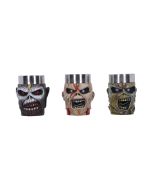 Iron Maiden Eddie Shot Glass Set 9cm (Set of 3) Band Licenses NEMESIS NOW | EASTER SALE