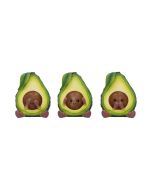 Three Wise Avocados 8.5cm Unspecified NEMESIS NOW | EASTER SALE