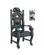 Black Skull Throne 130cm Skulls Out Of Stock