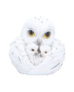 Feathered Nest 10.7cm Owls Easter
