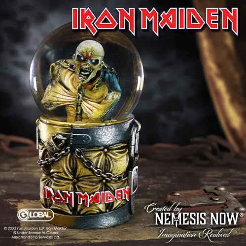 Nemesis Now | Iron Maiden Piece of Mind Snow Globe
