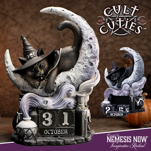Nemesis Now | Cult Cuties Purrah Perpetual Calendar