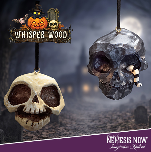 Whisper Wood | Grim and Grin Hanging Ornaments