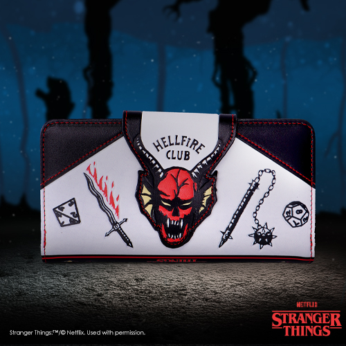 Stranger Things Collection | Hellfire Club Embossed Purse By Nemesis Now Stranger Things Collection | Hellfire Club Embossed Purse