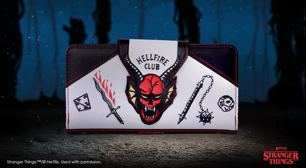 Stranger Things Collection | Hellfire Club Embossed Purse By Nemesis Now Stranger Things Collection | Hellfire Club Embossed Purse