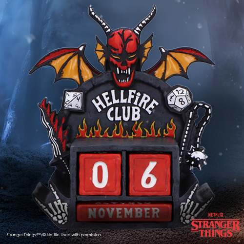 Stranger Things Collection | Hellfire Club Perpetual Calendar Stranger Things Collection | Hellfire Club Perpetual Calendar