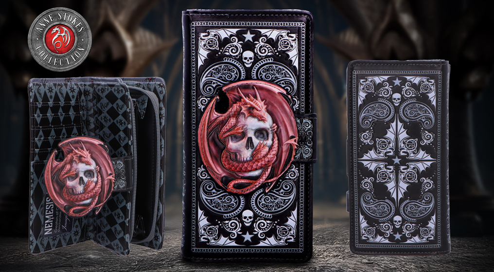 Anne Stokes | Skull Embrace Embossed Purse
