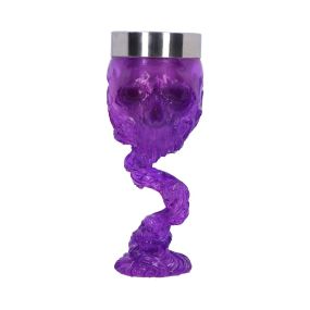 Soul Spirit Magic Goblet (Purple) 19.3cm Skulls Sale Drinkware