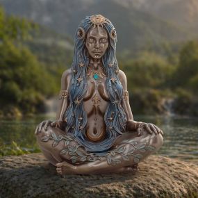 Celestial Goddess Art Figurine (Bronze Small)