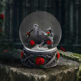 Twilight Bloom Snow Globe 12.5cm