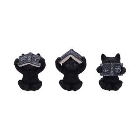 Three Wise Spell Cats 8.5cm Cats Gifts Under &pound;100