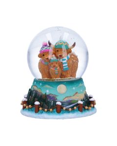 Winter Highland Cow Snow Globe Indéterminé Highland Cows