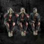 See No, Hear No Speak No Evil Zombies 10cm Zombies Every Day Is Halloween