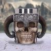 Viking Skull Tankard 19cm Skulls Father's Day